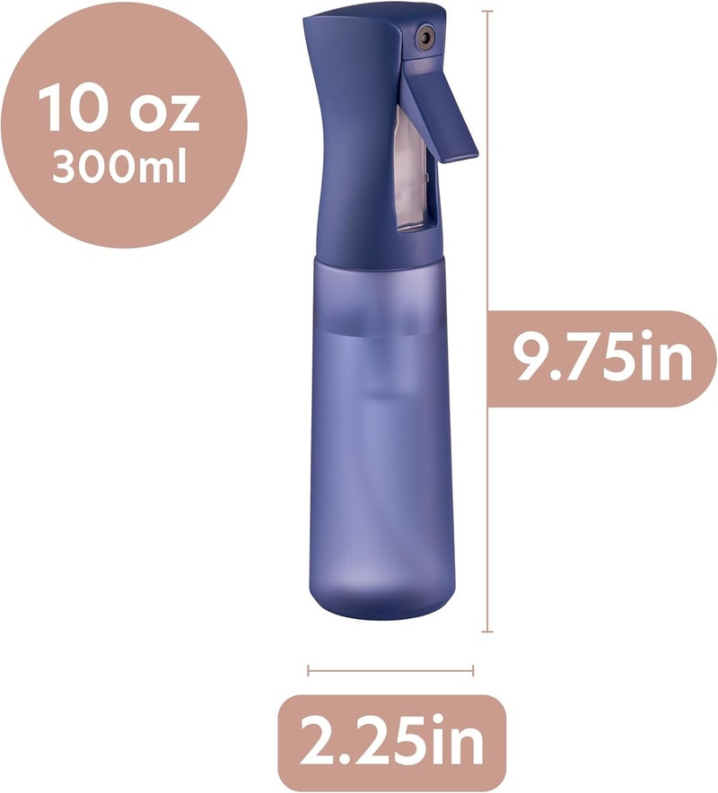 MIGHTY STRONG 10 OZ Continuous Spray Bottles - Ultra Fine Mist Sprayer | Water Spray Bottle For Hair Stuff, Mister Spray Bottle For Plants Mister | Hair Spray Bottles For Hairstyling, Cleaning, Salons - Image 2